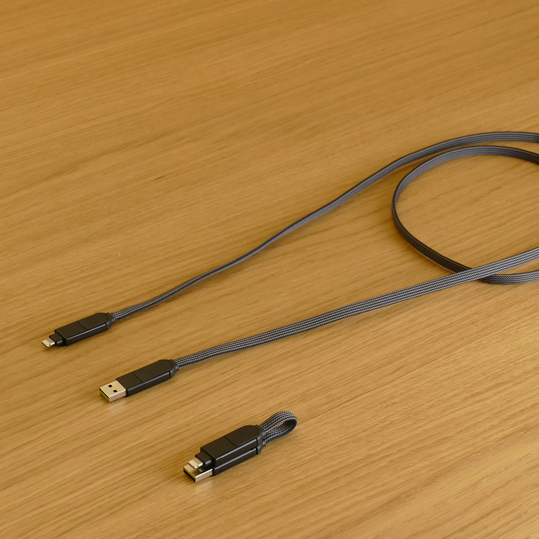 Rolling Square InCharge X 100W 6 in 1 Charging Cable 0.25ft