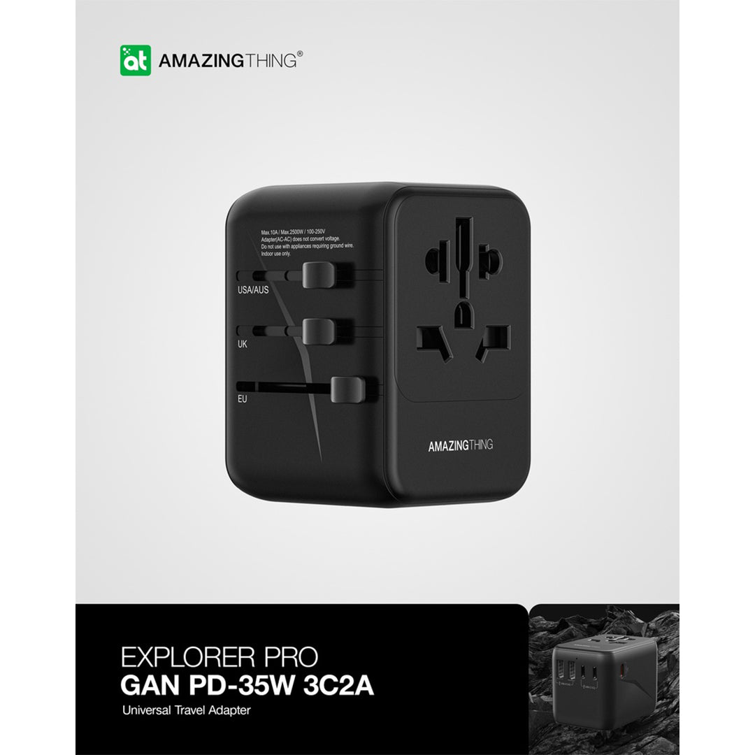 AMAZINGTHING PD35W 2A+3C Travel Adaptor