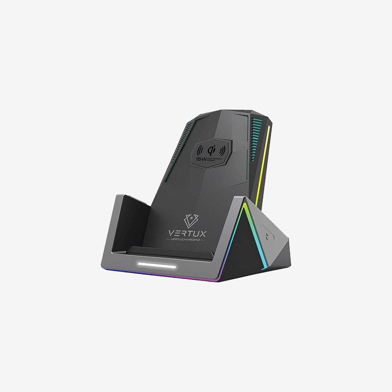 Vertux VertuCharge-Qi 15W Pro-Gaming Wireless Charging Station