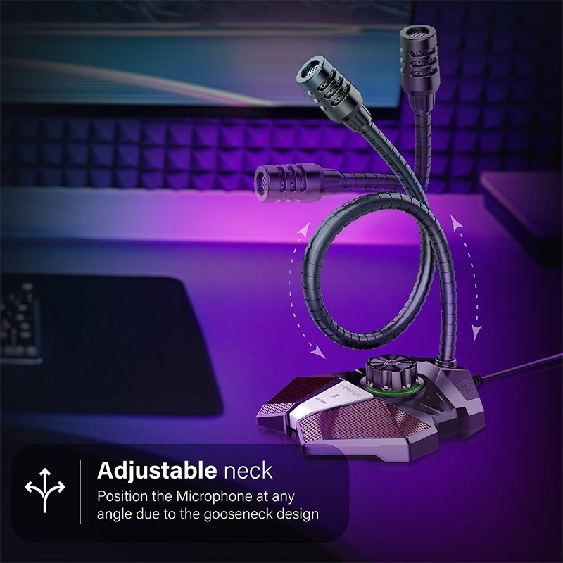 Vertux Condor High Sensitivity Omni-Directional Gaming Microphone With Volume Control