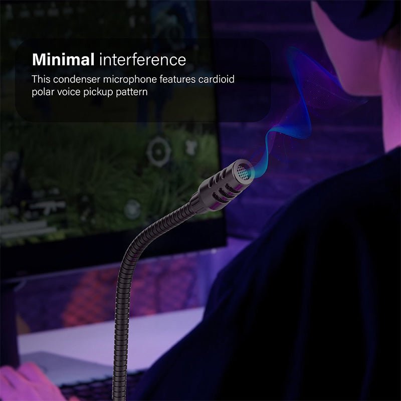 Vertux Condor High Sensitivity Omni-Directional Gaming Microphone With Volume Control