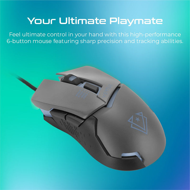 Vertux Dominator Quick Response Ergonomic Gaming Mouse