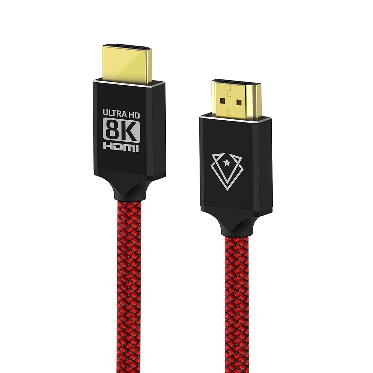 VERTUX 8K NYLON BRAIDED HDMI 2.1 CABLE 1.5M LENGTH BLACK
