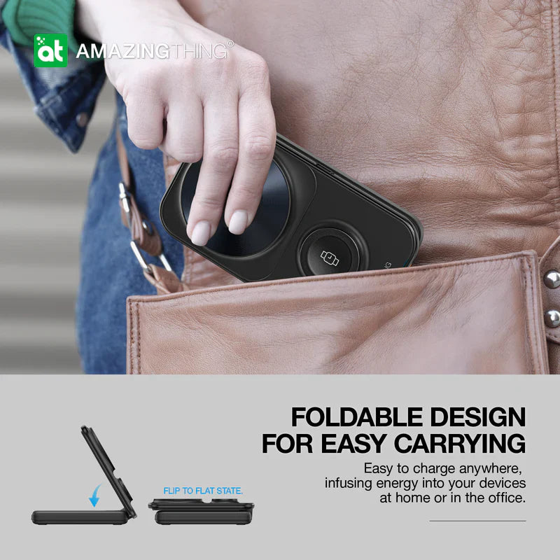 AMAZING THING THUNDER PRO MAG 6IN1 PD 22.5W 8000mAh POWER STATION WITH STAND