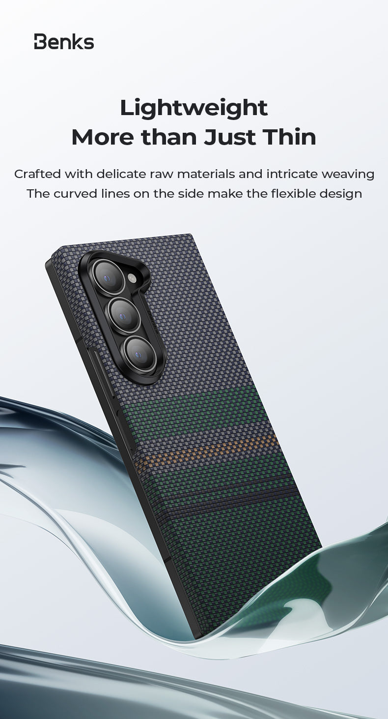 Benks Aurora ArmorAir Case built with Kevlar® for Samsung Z Fold 6