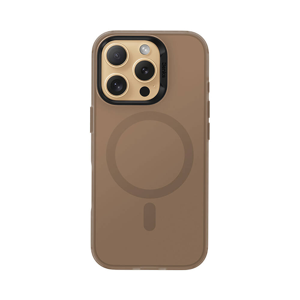 Benks Magnetic Lucid Armor Protective Case iP16 Series Golden