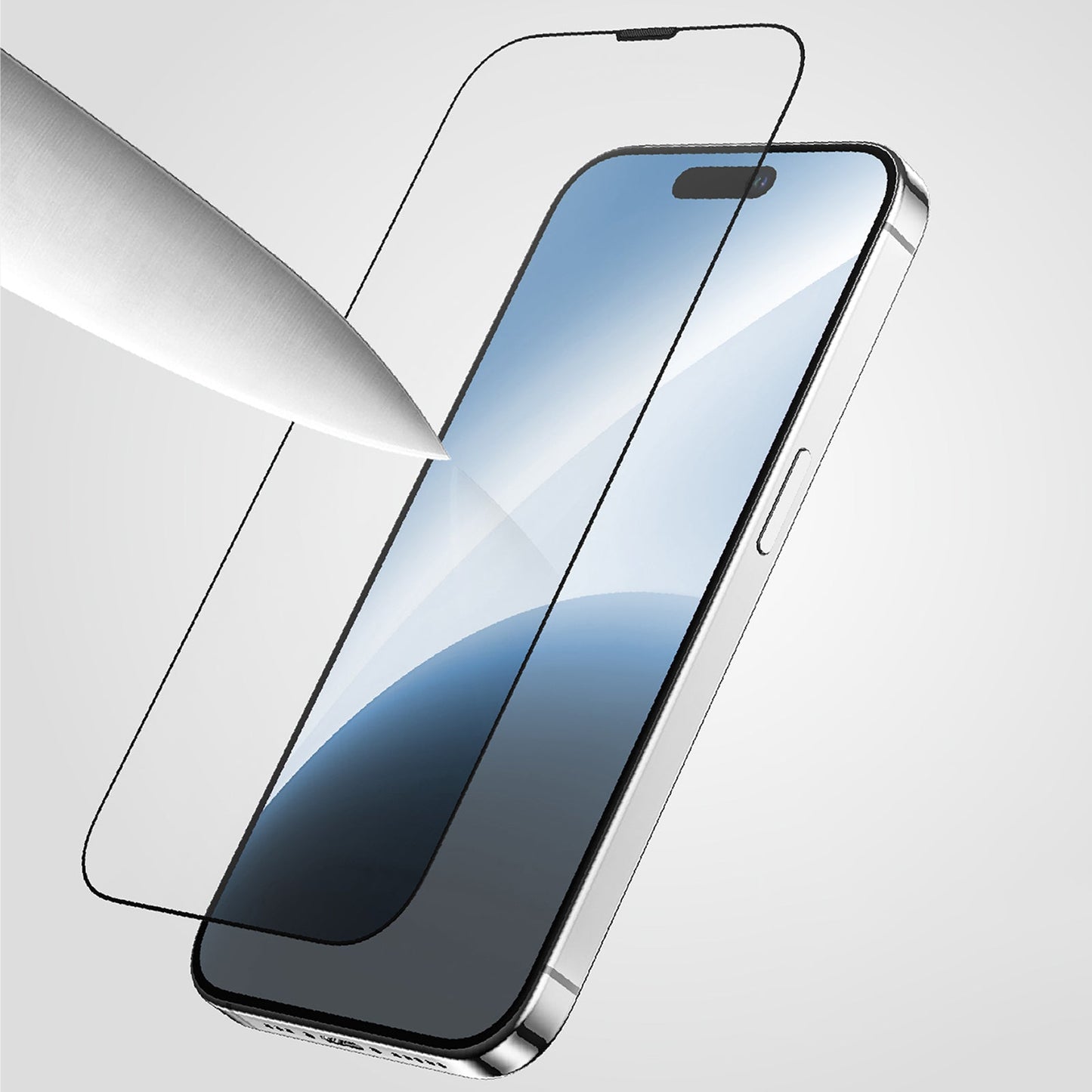 AMAZING THING IPHONE 15 SERIES 2023 2.75D FULLY COVERED DUST FILTER TITAN GLASS