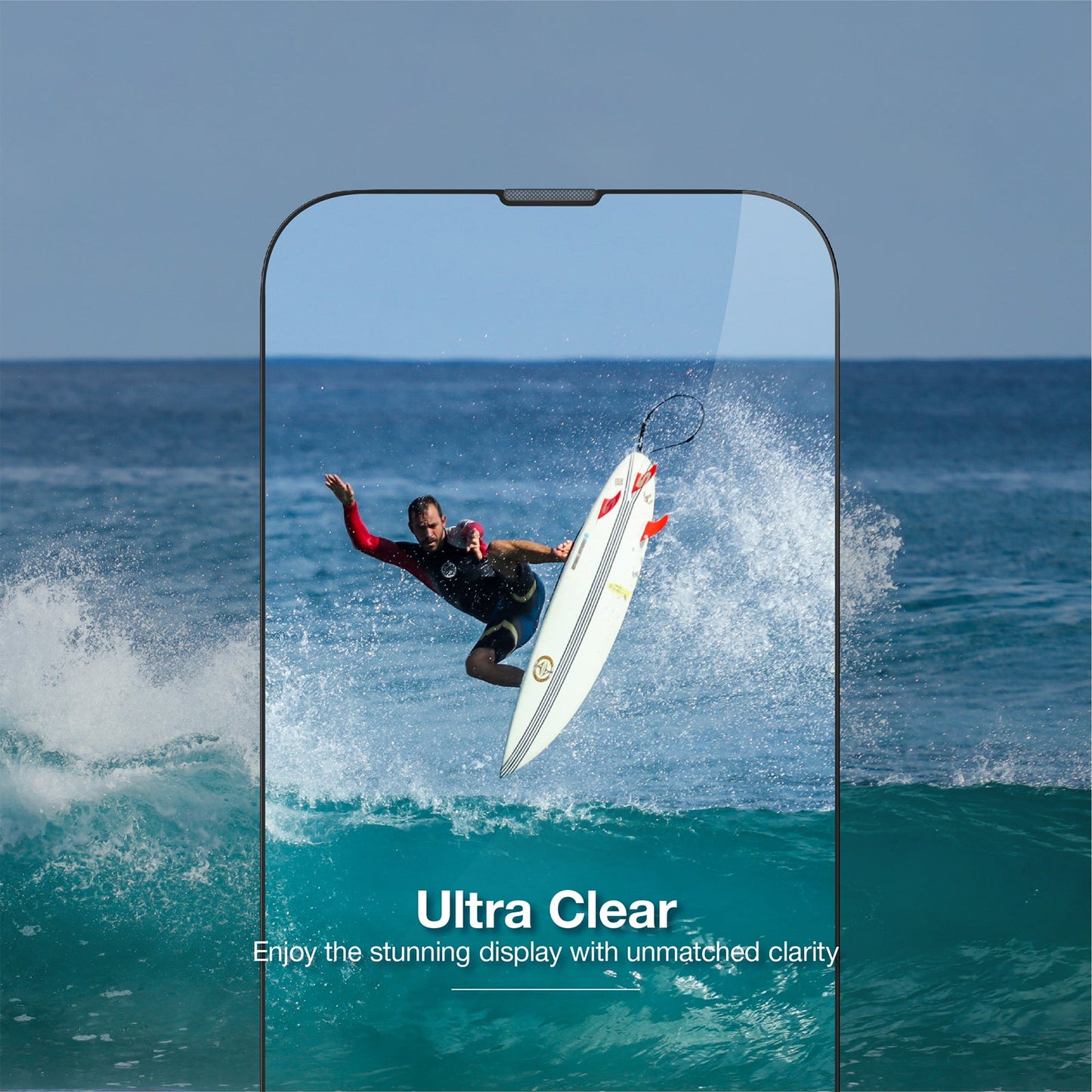 AMAZING THING IPHONE 15 SERIES 2023 2.75D FULLY COVERED DUST FILTER TITAN GLASS