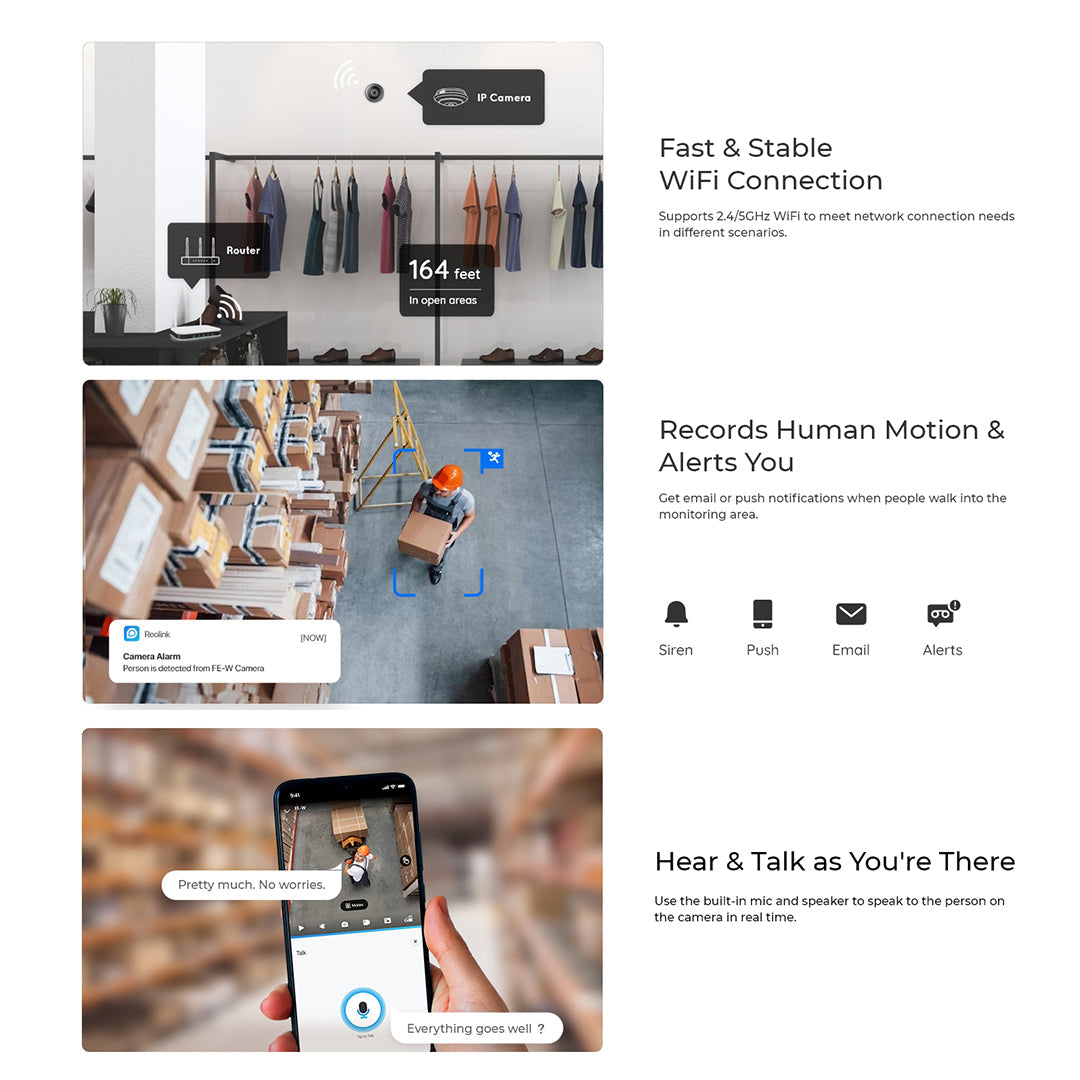 Reolink Fisheye Wifi Camera