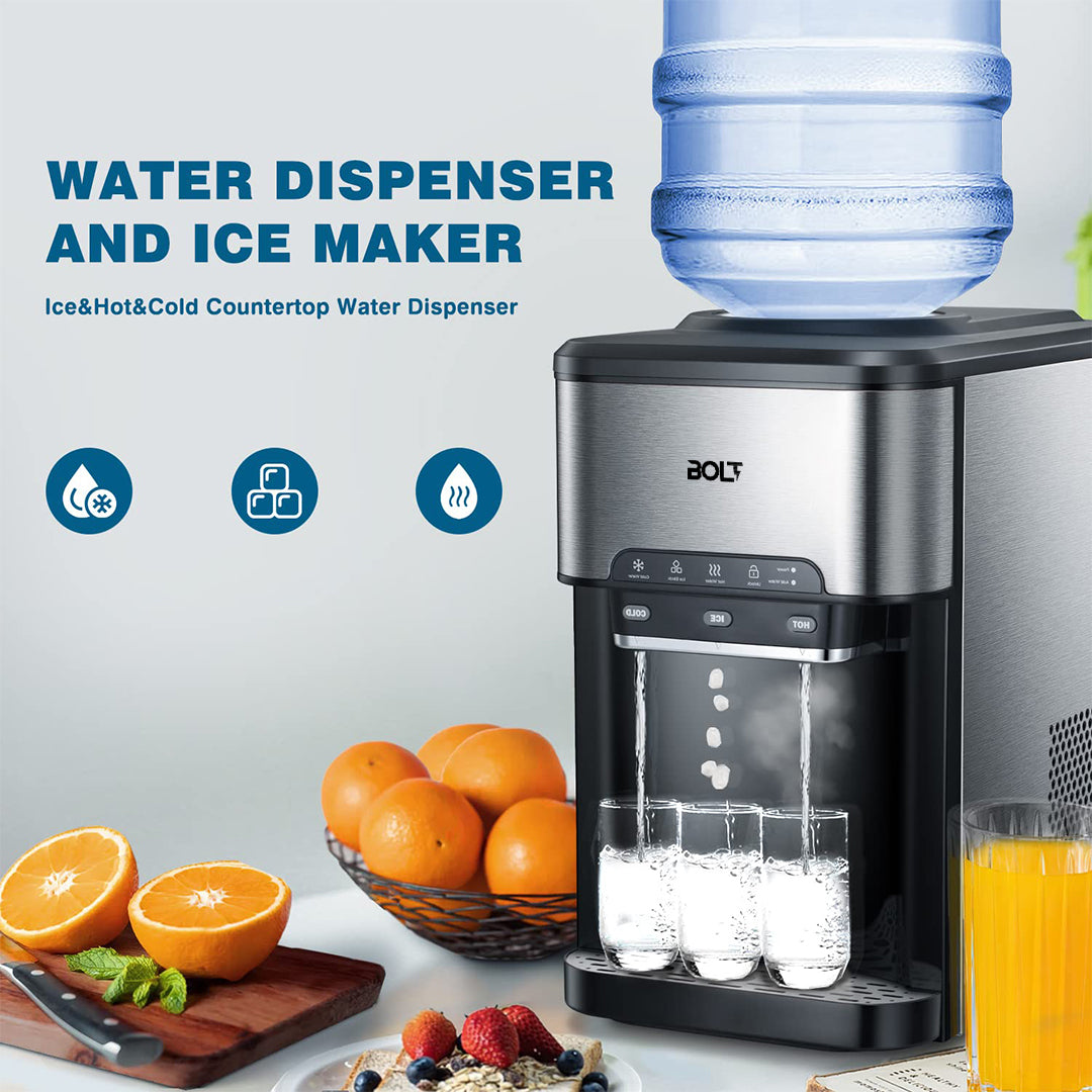 BOLT 2IN1 ICE MAKER & WATER DISPENSER - INSTANT HOT AND COLD WATER MAKER