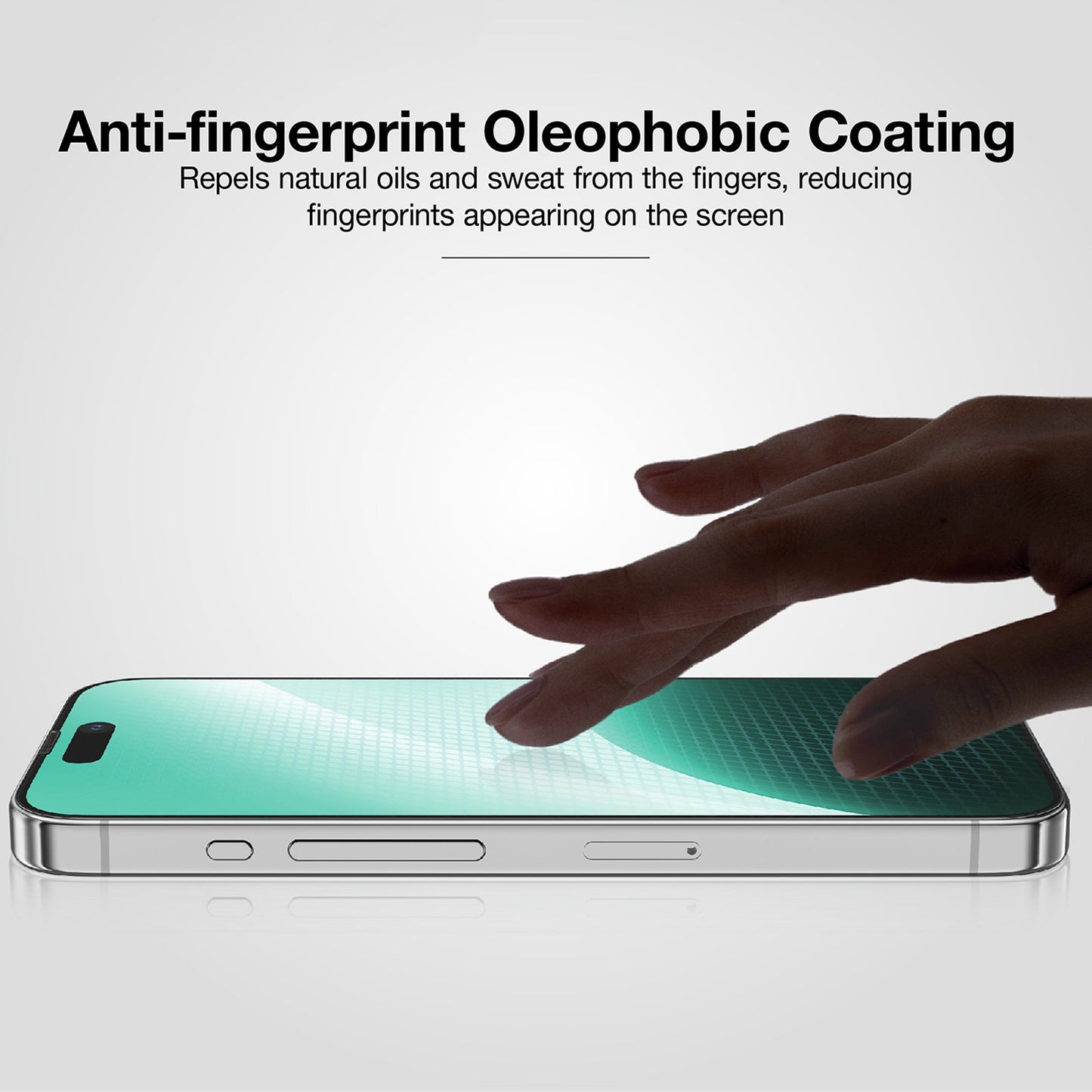 AMAZING THING IPHONE 15 Series 2023 2.75D FULLY COVERED DUST FILTER TITAN MATTE GLASS