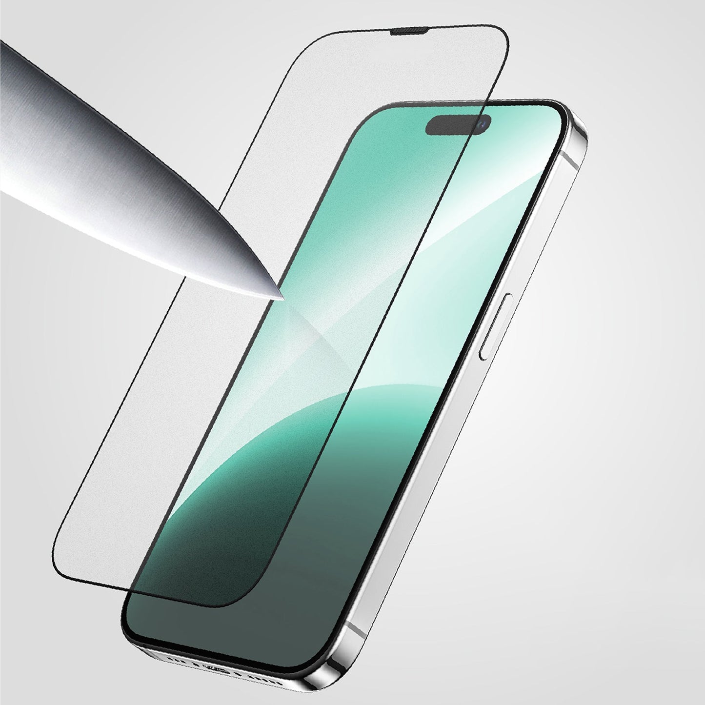 AMAZING THING IPHONE 15 Series 2023 2.75D FULLY COVERED DUST FILTER TITAN MATTE GLASS