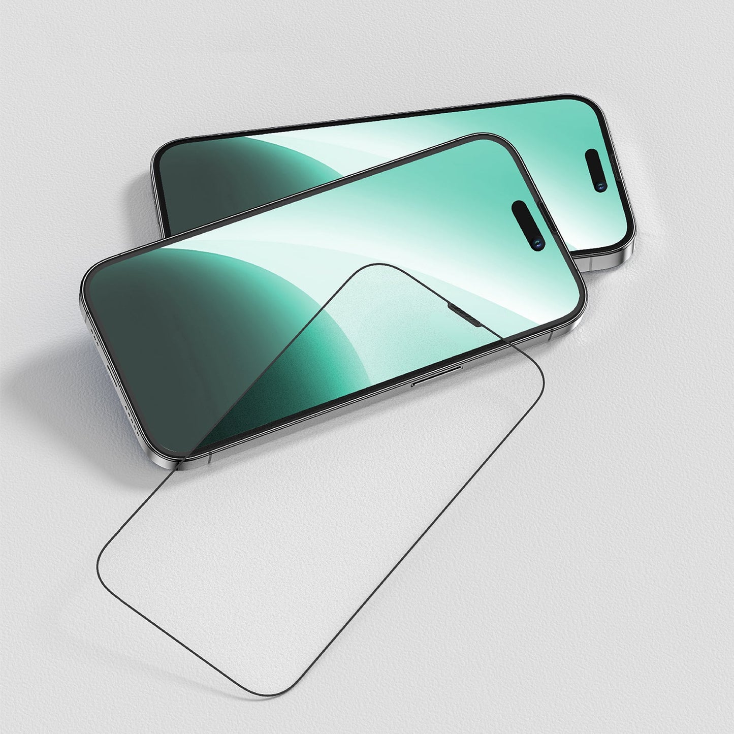AMAZING THING IPHONE 15 Series 2023 2.75D FULLY COVERED DUST FILTER TITAN MATTE GLASS