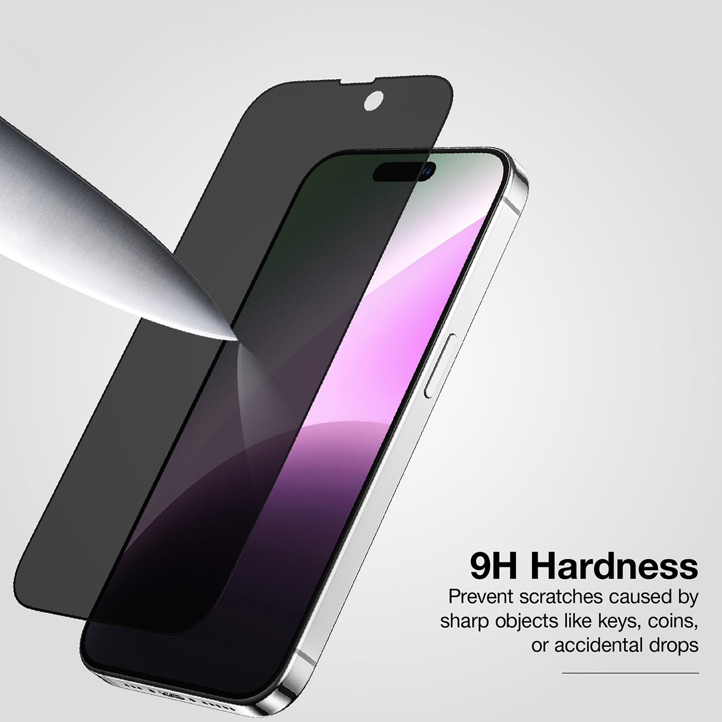 AMAZING THING IPHONE 15 SERIES 2023 2.75D FULLY COVERED RADIX PRIVACY GLASS SCREEN PROTECTOR
