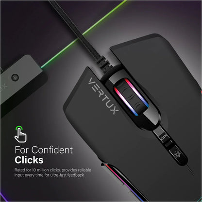 Vertux Assaulter GameCharged™ Lightweight Gaming Mouse