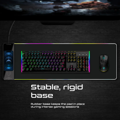 Vertux RaftPad-Qi Mouse Pad With 15W Wireless Charger