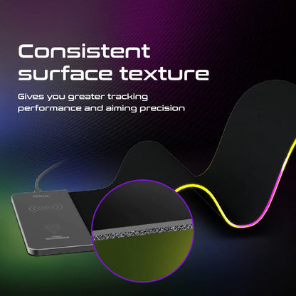 Vertux RaftPad-Qi Mouse Pad With 15W Wireless Charger