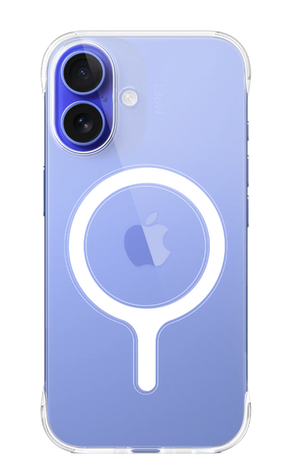 MOFT SNAP CLEAR CASE FOR IPHONE 16  - (LANYARD COMPATIBLE)