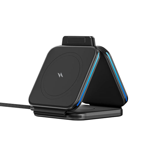 AMAZING THING EXPLORER PRO 3IN1 PD 15W PORTABLE WIRELESS CHARGER WITH 1.2M USB-C TO USB-C CABLE