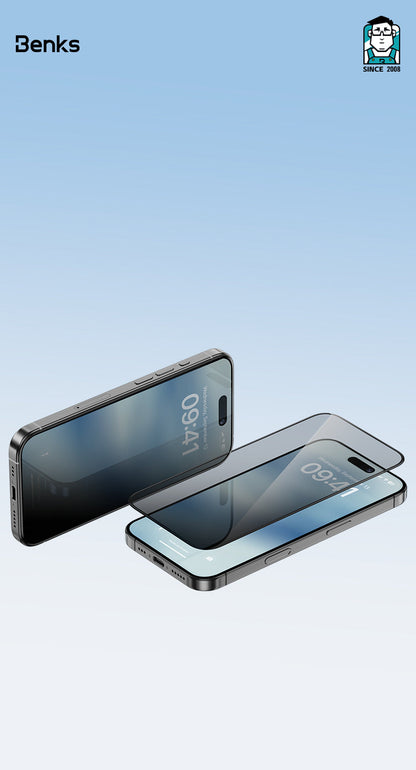 Benks Ultra Shield Privacy Screen Protector iP16/15/14 Pro