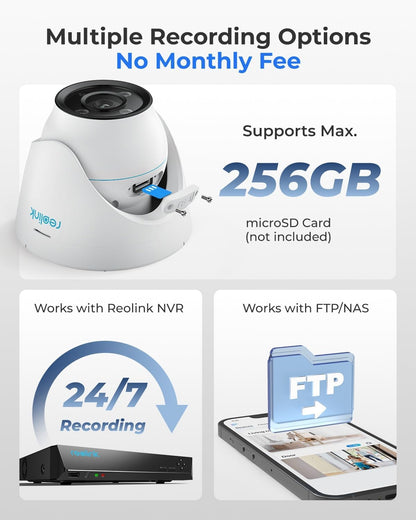 REOLINK 4K PoE Security IP Camera - RLC-833A