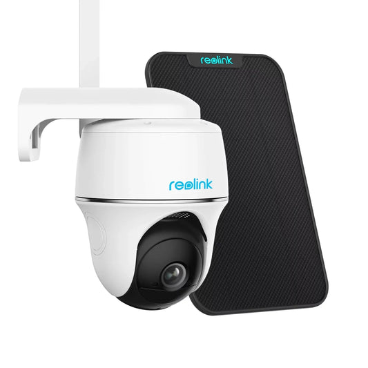 Reolink Go PT Plus+ Solar Panel Security Camera (White)