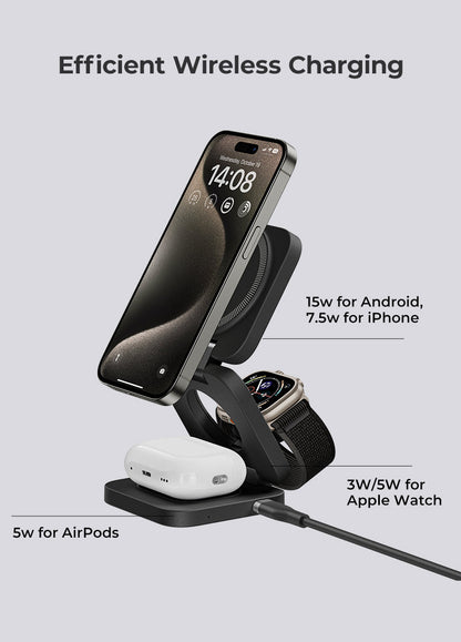 Benks JuicePod 3-in-1 Wireless Charger Stand