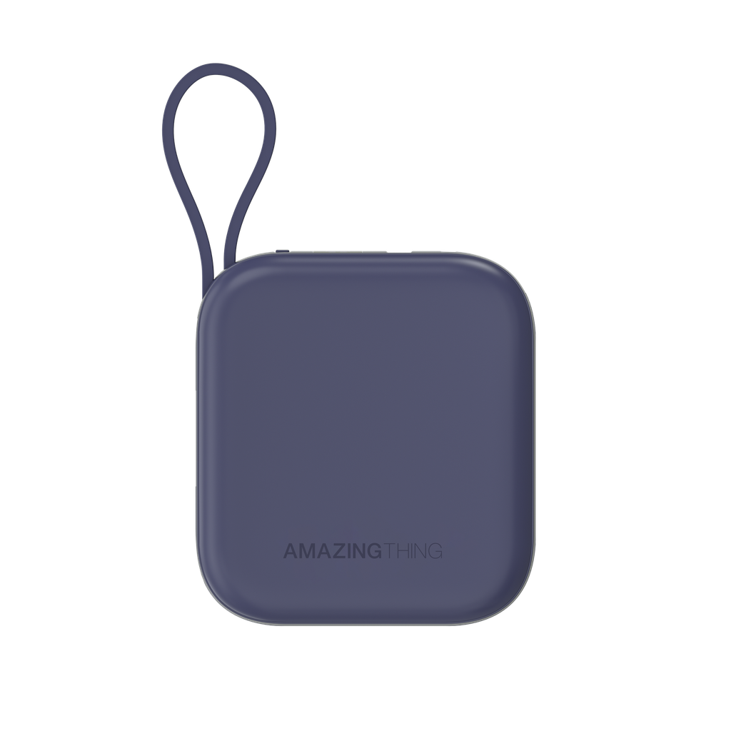 AMAZING THING THUNDER GO 10000mAh POWER BANK WITH BUILT-IN 2 USB-C CABLES