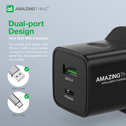 AMAZINGTHING EXPLORER PRO USB-C UK SPEED PRO PD33W 1C1A WALL CHARGER