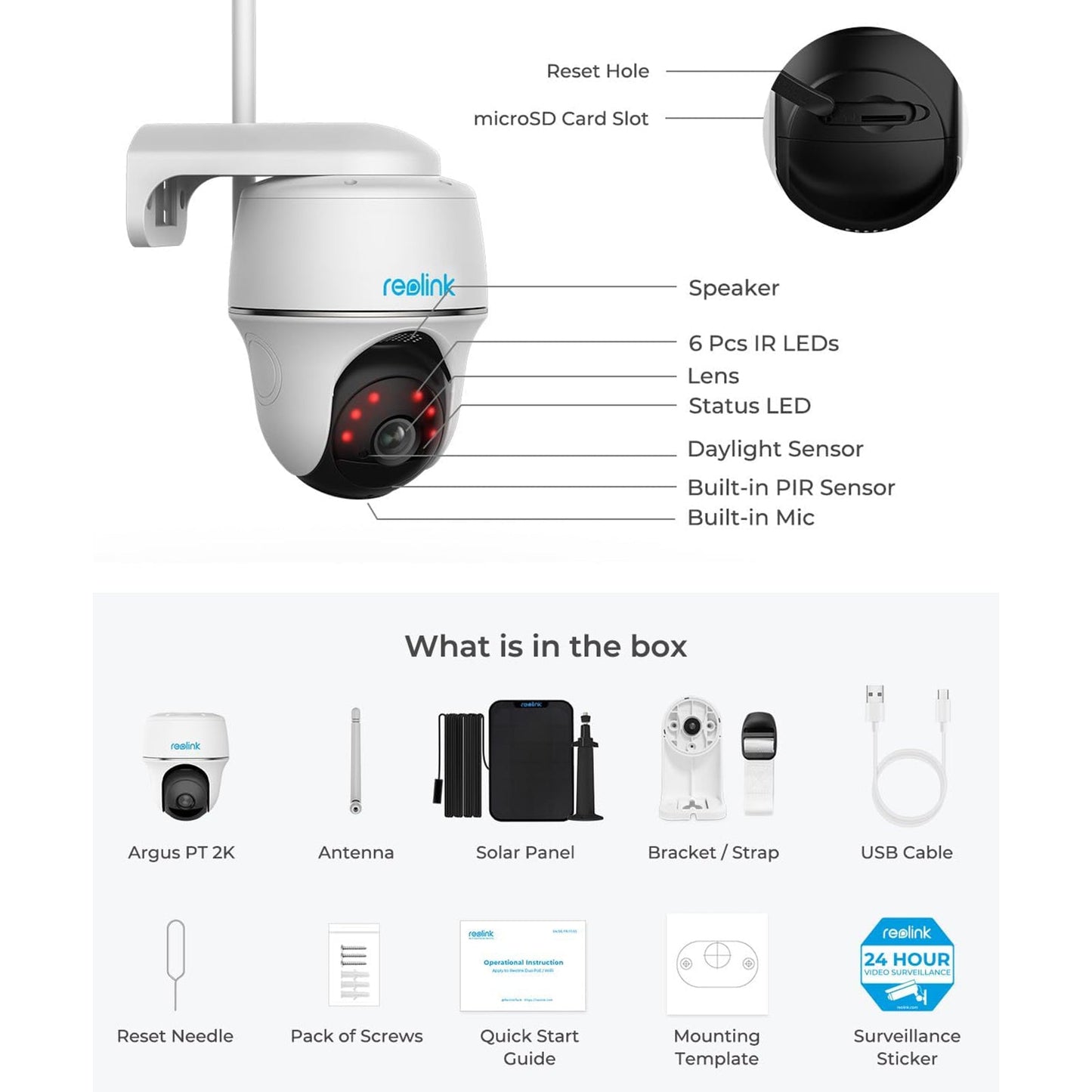 Reolink Argus PT (4MP&Dual WiFi) Security Camera