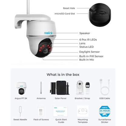 Reolink Argus PT (4MP&Dual WiFi) Security Camera