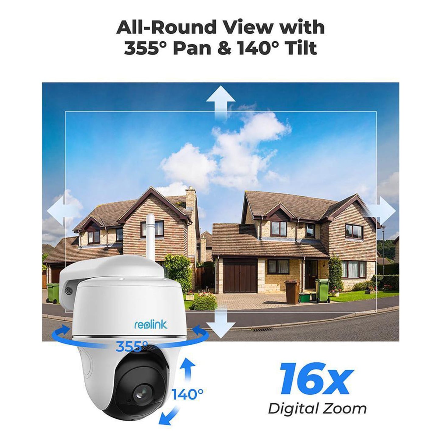 Reolink Argus PT (4MP&Dual WiFi) Security Camera