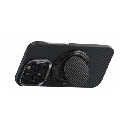 Benks ArmorPop Phone Grip & Stand Carbon Fiber