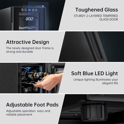 BOLT BEVERAGE REFRIGERATOR (BOTTLE COOLER) - (BW-35D3)