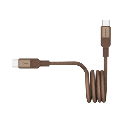 MOMAX MAG LINK 100W USB-C TO USB-C MAGNETIC CABLE 1M
