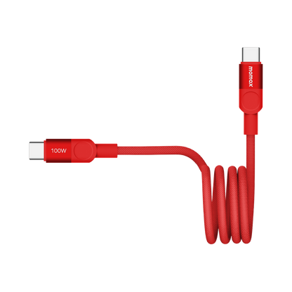 MOMAX MAG LINK 100W USB-C TO USB-C MAGNETIC CABLE 1M
