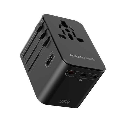 AMAZINGTHING EXPLORER PD 35W 5 PORTS 2A+3C TRAVEL CHARGER