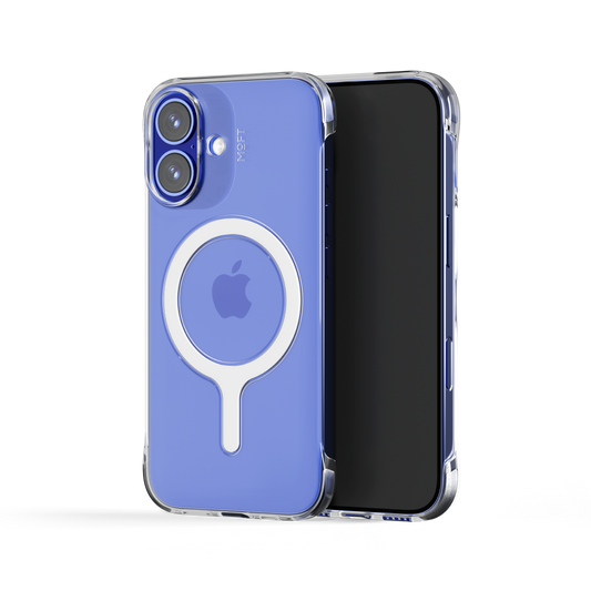 MOFT SNAP CLEAR CASE FOR IPHONE 16  - (LANYARD COMPATIBLE)