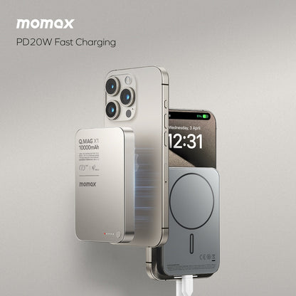 MOMAX Q.MAG X1 10000mAh GEN2 15W MAGSAFE WIRELESS POWER