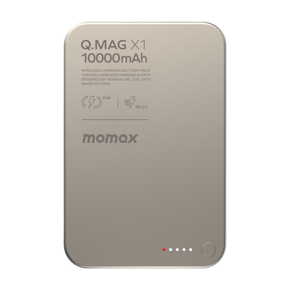 MOMAX Q.MAG X1 10000mAh GEN2 15W MAGSAFE WIRELESS POWER
