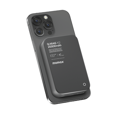 MOMAX Q.MAG X2 20000mAh MAGSAFE WIRELESS POWER BANK