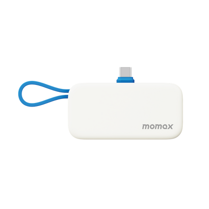 MOMAX 1-POWER MINI 5000mAh 3IN1 POWER BANK WITH USB-C PLUG