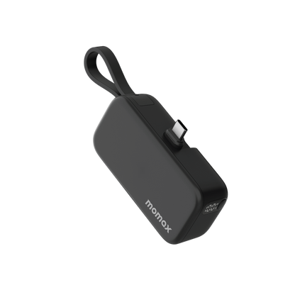 MOMAX 1-POWER MINI 5000mAh 3IN1 POWER BANK WITH USB-C PLUG