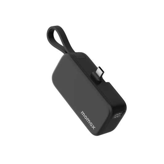 MOMAX 1-POWER MINI 5000mAh 3IN1 POWER BANK WITH USB-C PLUG