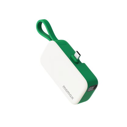 MOMAX 1-POWER MINI 5000mAh 3IN1 POWER BANK WITH USB-C PLUG