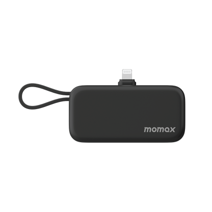 MOMAX 1-POWER MINI 5000mAh 3IN1 POWER BANK WITH LIGHTNING PLUG
