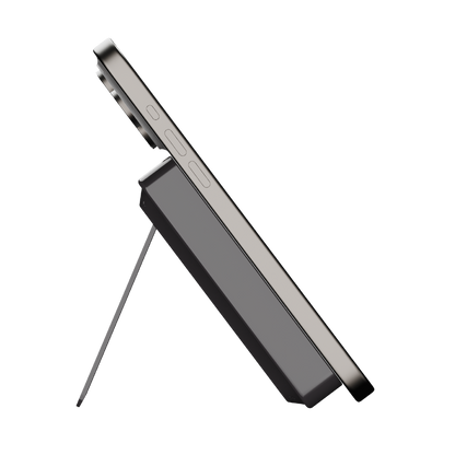 MOMAX 1-POWER X PRO+ 10000mAh MAGNETIC WIRELESS POWER BANK WITH STAND AND BUILT-IN USB-C CABLE