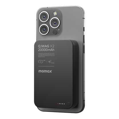 MOMAX Q.MAG X2 20000mAh GEN2 MAGSAFE WIRELESS POWER BANK