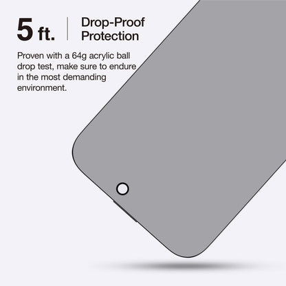 AMAZING THING IPHONE 16 SERIES 2.75D FULLY COVERED DUST FILTER TITAN PRIVACY GLASS