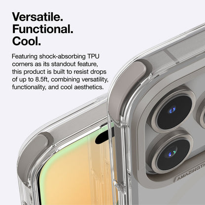 AMAZINGTHING OMNI MAGSAFE DROP PROOF CASE FOR IPHONE 16 SERIES - GREY
